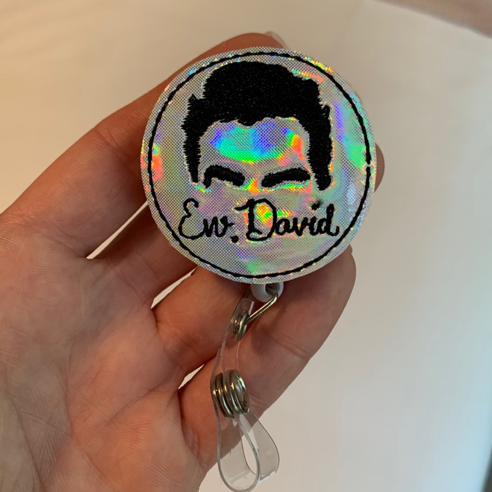 Schitt’s Creek Retractable Badge Reel | David Rose